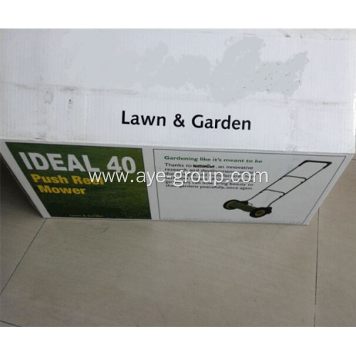 16"Hand Push Reel Lawn Mower with Grass box